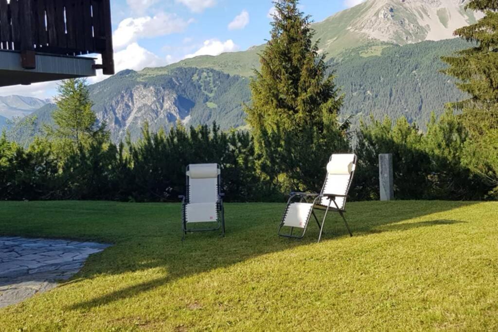 Chalet Wulli In Der Naehe Der Skianlagen Savognin Luaran gambar