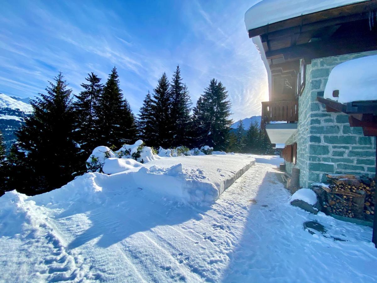 Chalet Wulli In Der Naehe Der Skianlagen Savognin Luaran gambar